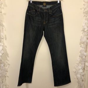 Rock & republic blue jeans straight leg button fly